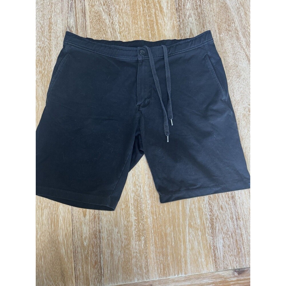 Good Man Brand Men's Size L Black Sporting Good Chino Drawstring Shorts 9"